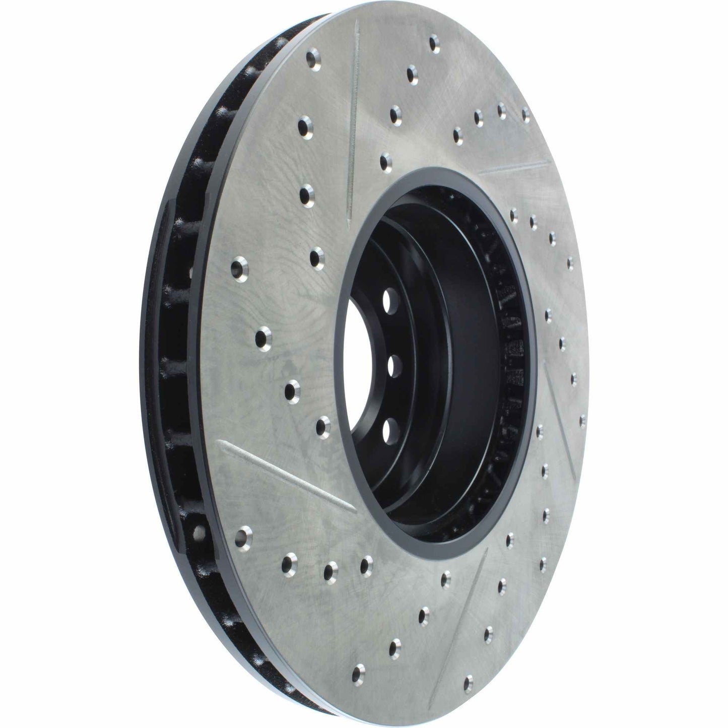 StopTech 01-03 BMW 530 Series / 3/00-03 540 Slotted & Drilled Left Front Rotor 127.34055L