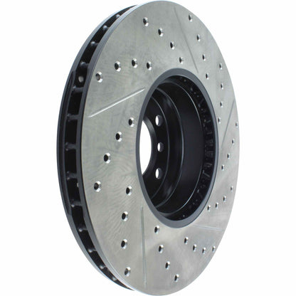 StopTech 01-03 BMW 530 Series / 3/00-03 540 Slotted & Drilled Right Front Rotor 127.34055R