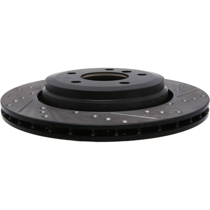 StopTech 00-07 BMW 330 Series E46/E90 Drilled & Slotted Left Rear Rotor 127.34057L