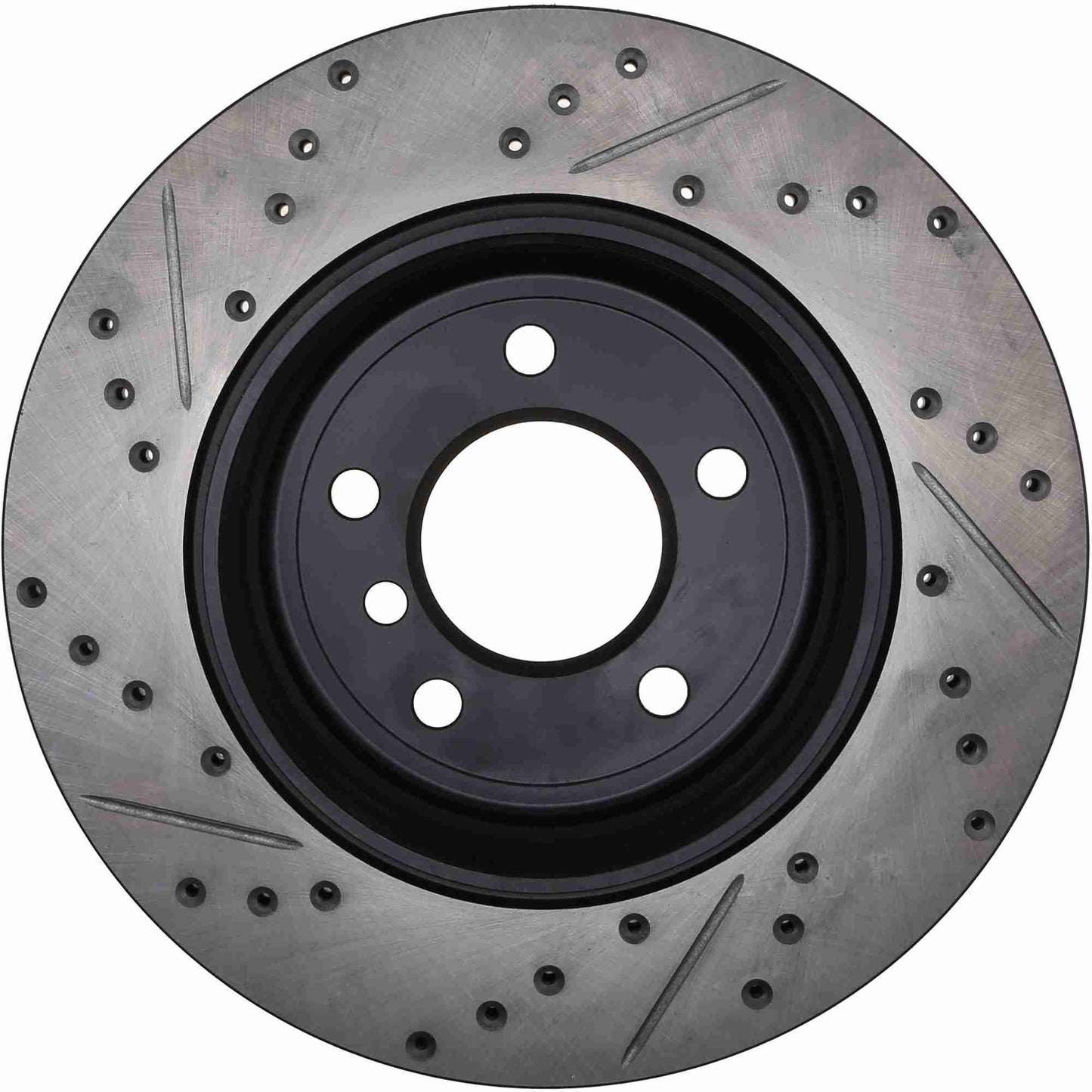 StopTech 00-07 BMW 330 Series E46/E90 Drilled & Slotted Left Rear Rotor 127.34057L