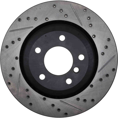 StopTech 00-07 BMW 330 Series E46/E90 Drilled & Slotted Left Rear Rotor 127.34057L