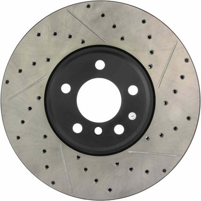 StopTech 02-03 & 05-06 BMW X5 4.6is/4.8is Slotted & Drilled Left Front Rotor 127.34060L