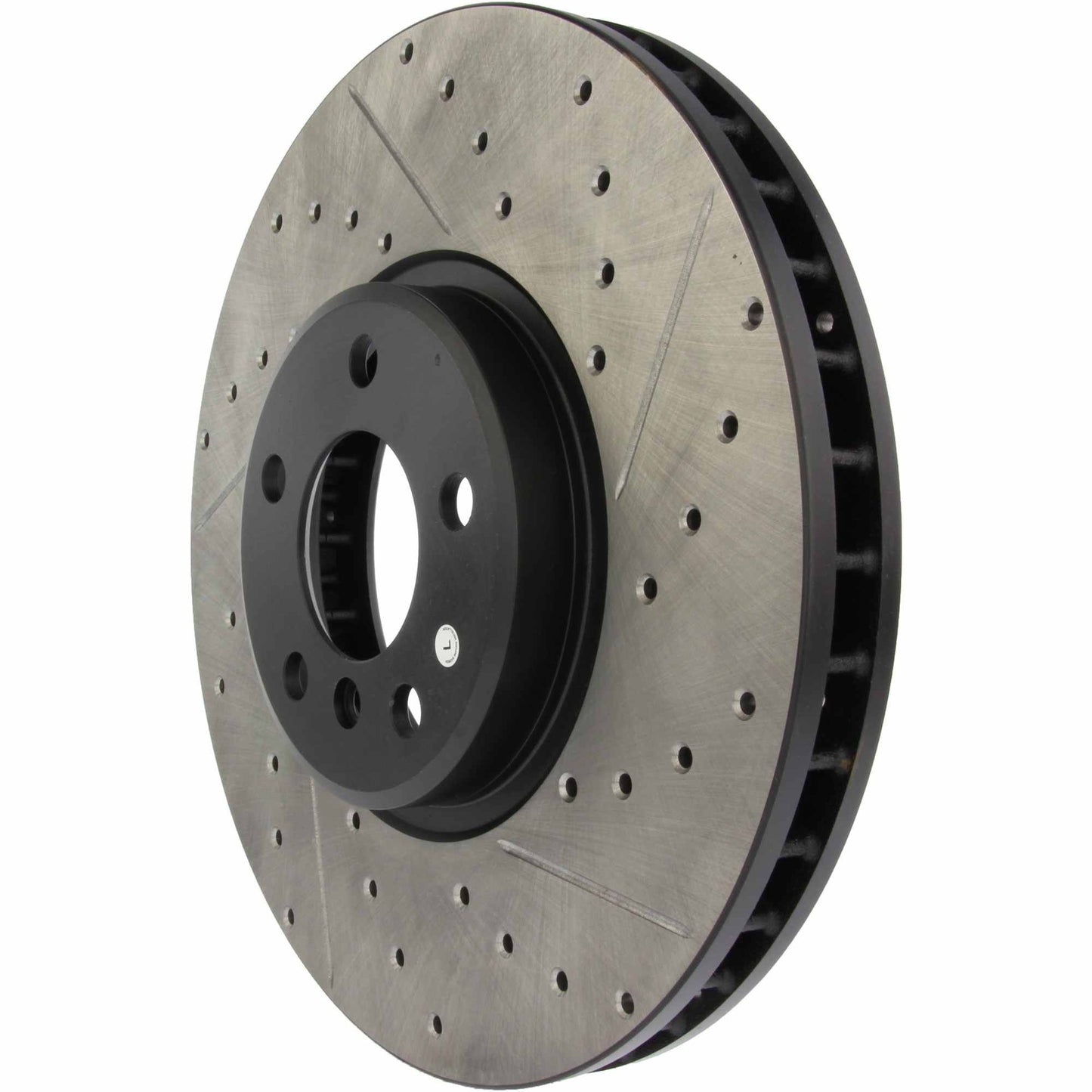 StopTech 02-03 & 05-06 BMW X5 4.6is/4.8is Slotted & Drilled Left Front Rotor 127.34060L