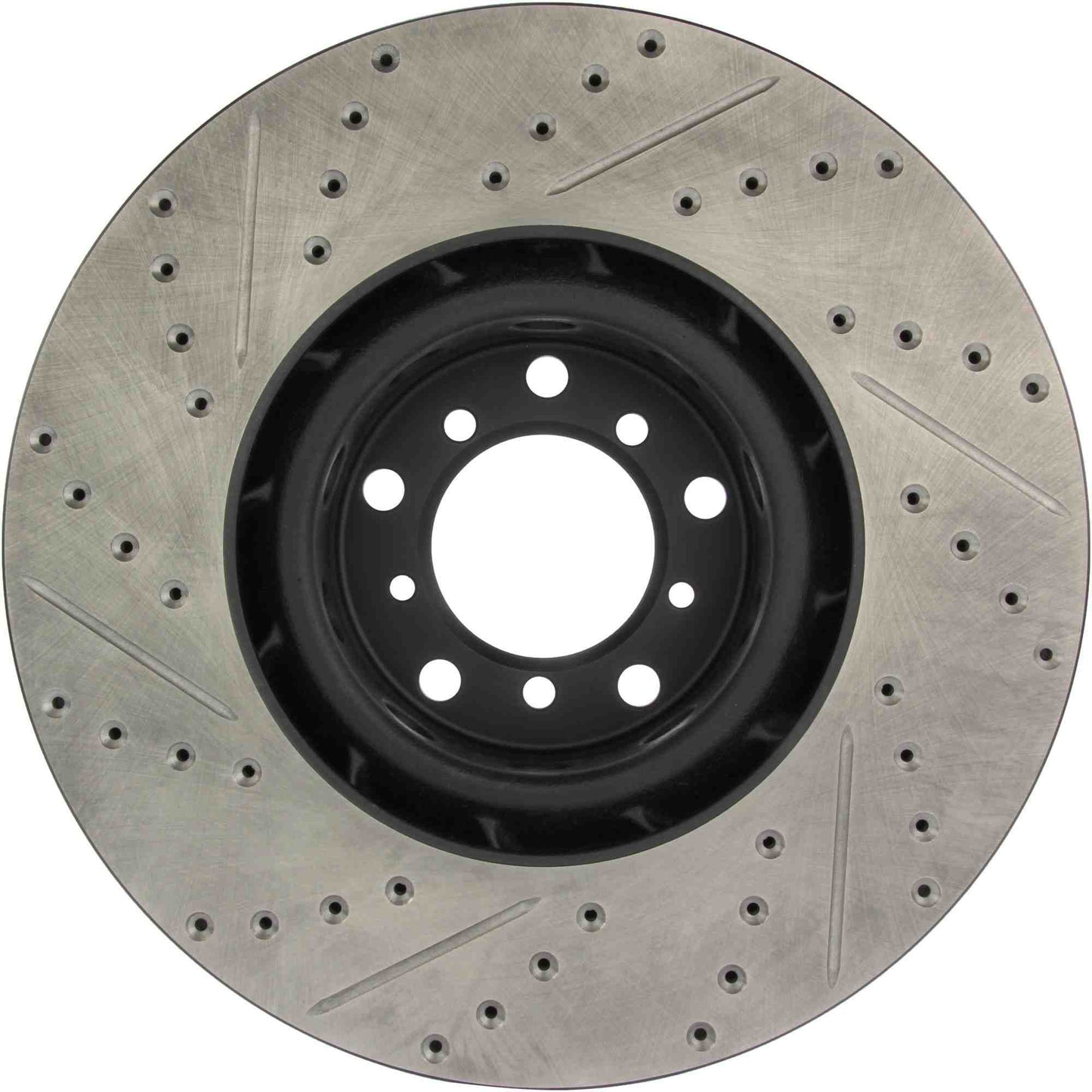 StopTech Sport Drilled/Slotted Brake Rotor; Front Left