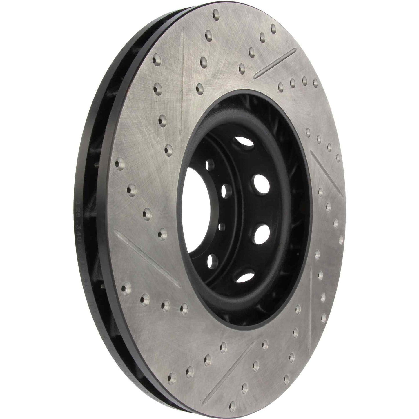 StopTech Sport Drilled/Slotted Brake Rotor; Front Left