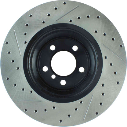 StopTech 02-05 BMW 745i/745Li/06-08 750i/750Li/03-08 760I/760Li Slotted & Drilled Left Front Rotor 127.34064L