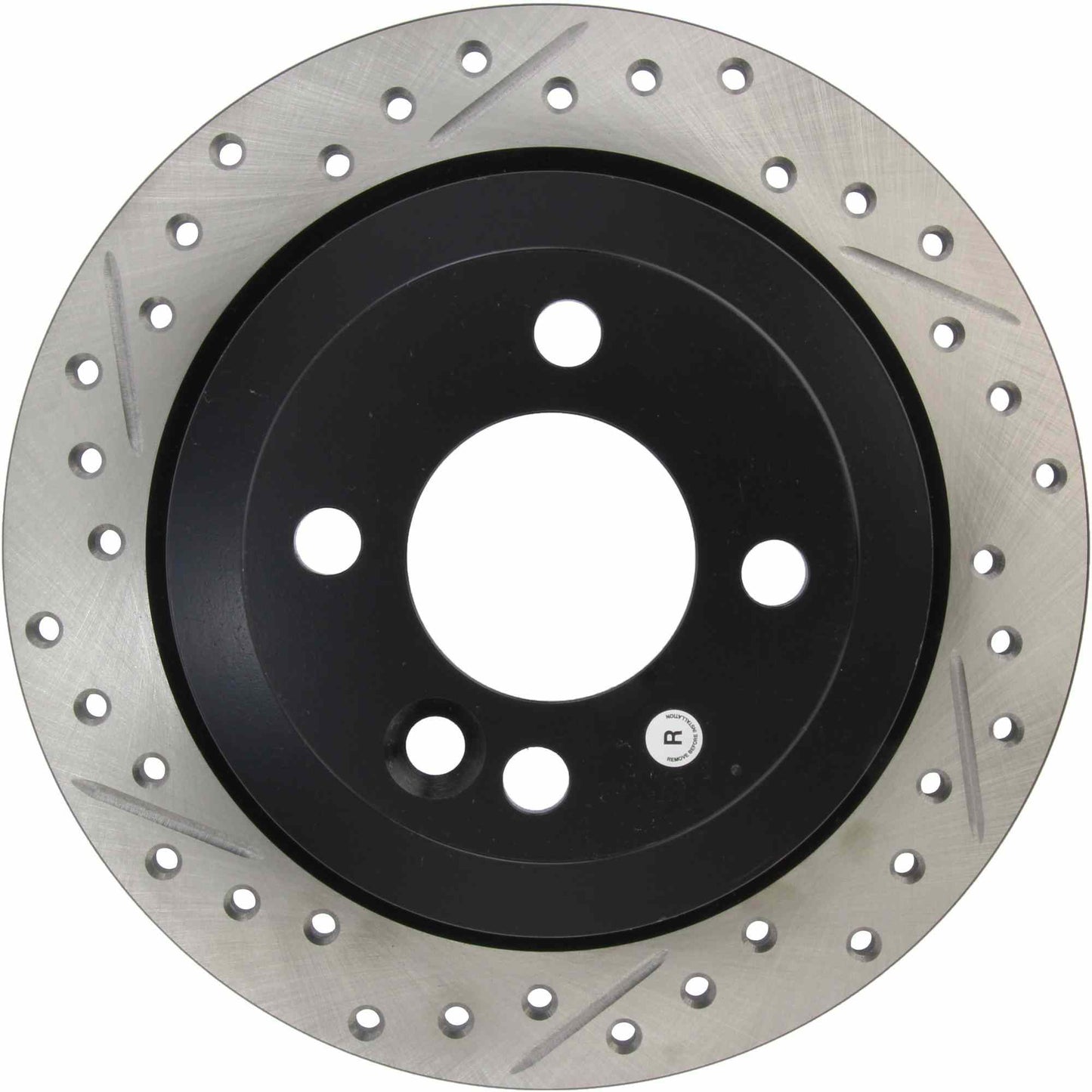 StopTech Sport Cryo Drilled/Slotted Brake Rotor; Rear Right