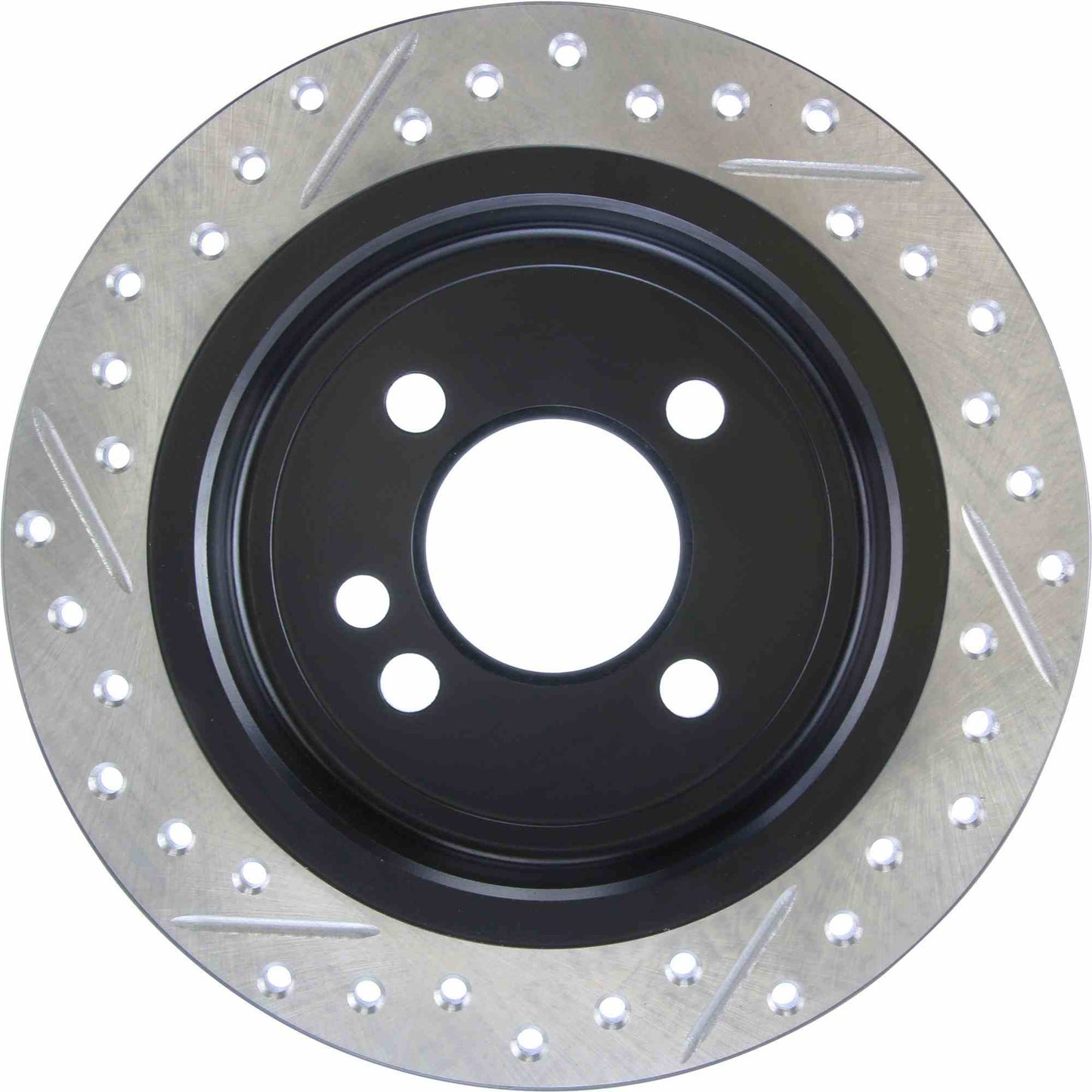 StopTech 02-06 Mini Cooper/Cooper S Slotted & Drilled Left Rear Rotor 127.34066L