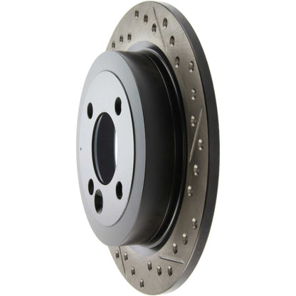 StopTech 02-06 Mini Cooper/Cooper S Slotted & Drilled Left Rear Rotor 127.34066L