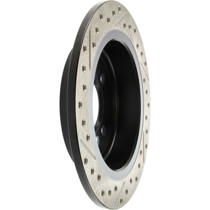StopTech 02-06 Mini Cooper/Cooper S Slotted & Drilled Left Rear Rotor 127.34066L