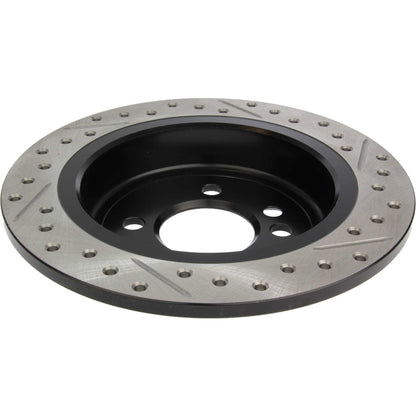 StopTech Sport Drilled/Slotted Brake Rotor; Rear Right
