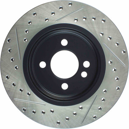 StopTech 02-07 Mini Cooper/Cooper S Slotted & Drilled Left Front Rotor 127.34067L