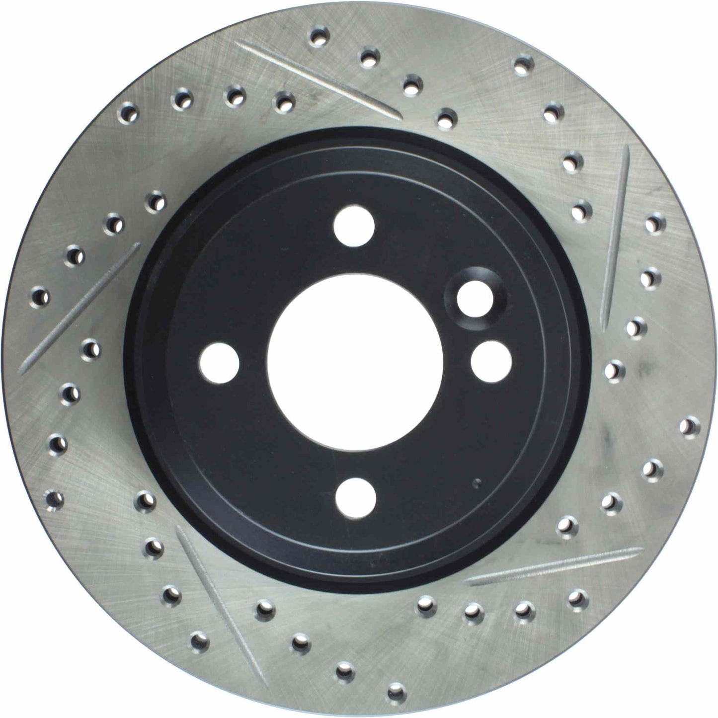 StopTech 02-07 Mini Cooper/Cooper S Slotted & Drilled Left Front Rotor 127.34067L