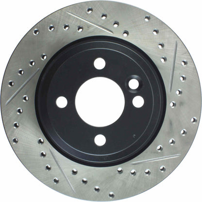 StopTech 02-07 Mini Cooper/Cooper S Slotted & Drilled Left Front Rotor 127.34067L
