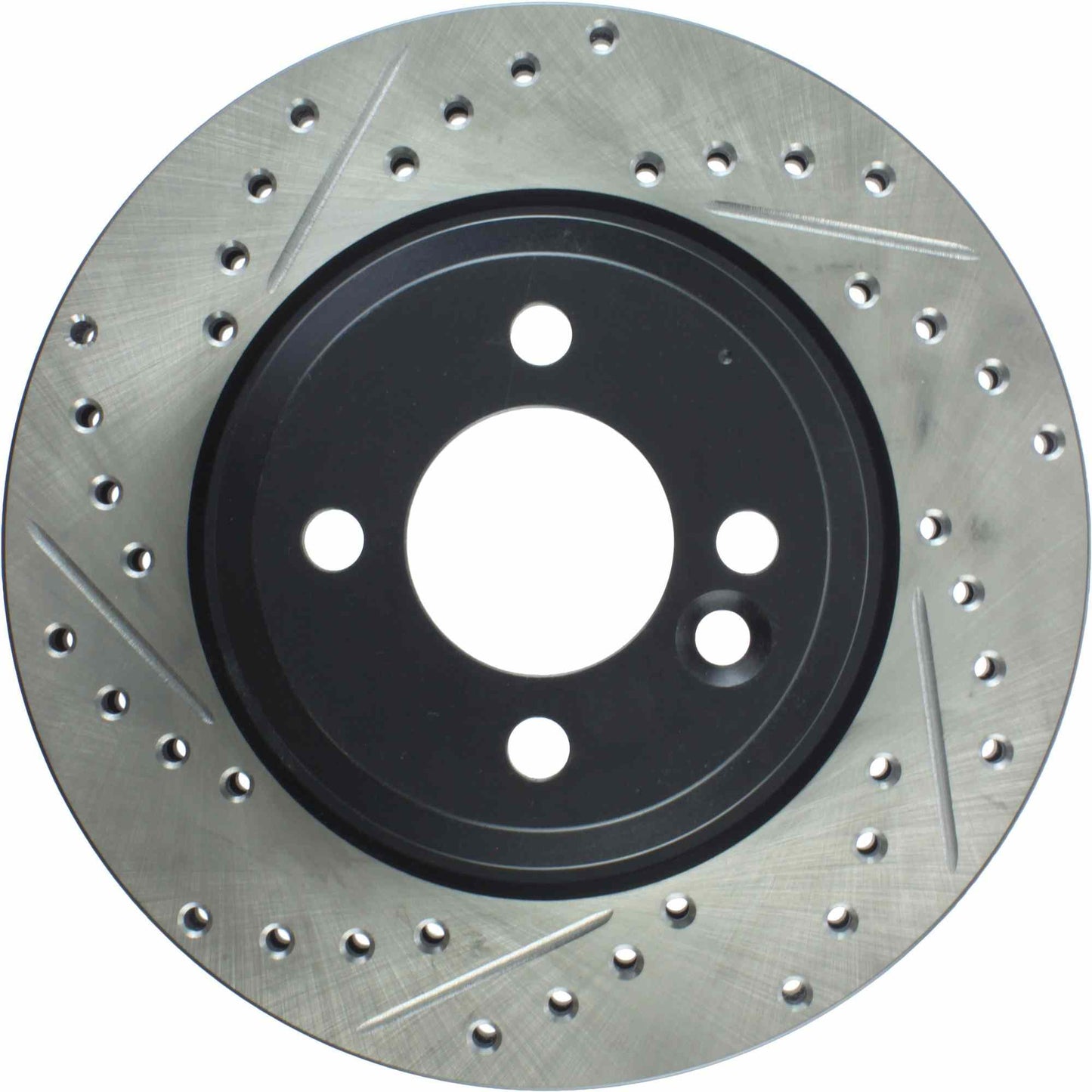 StopTech 02-07 Mini Cooper/Cooper S Slotted & Drilled Right Front Rotor 127.34067R