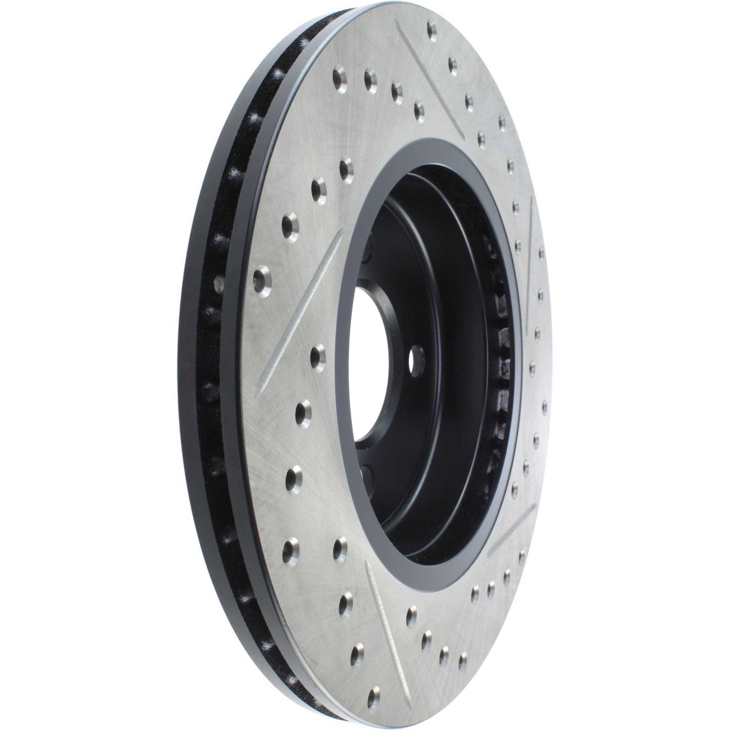StopTech 02-07 Mini Cooper/Cooper S Slotted & Drilled Right Front Rotor 127.34067R