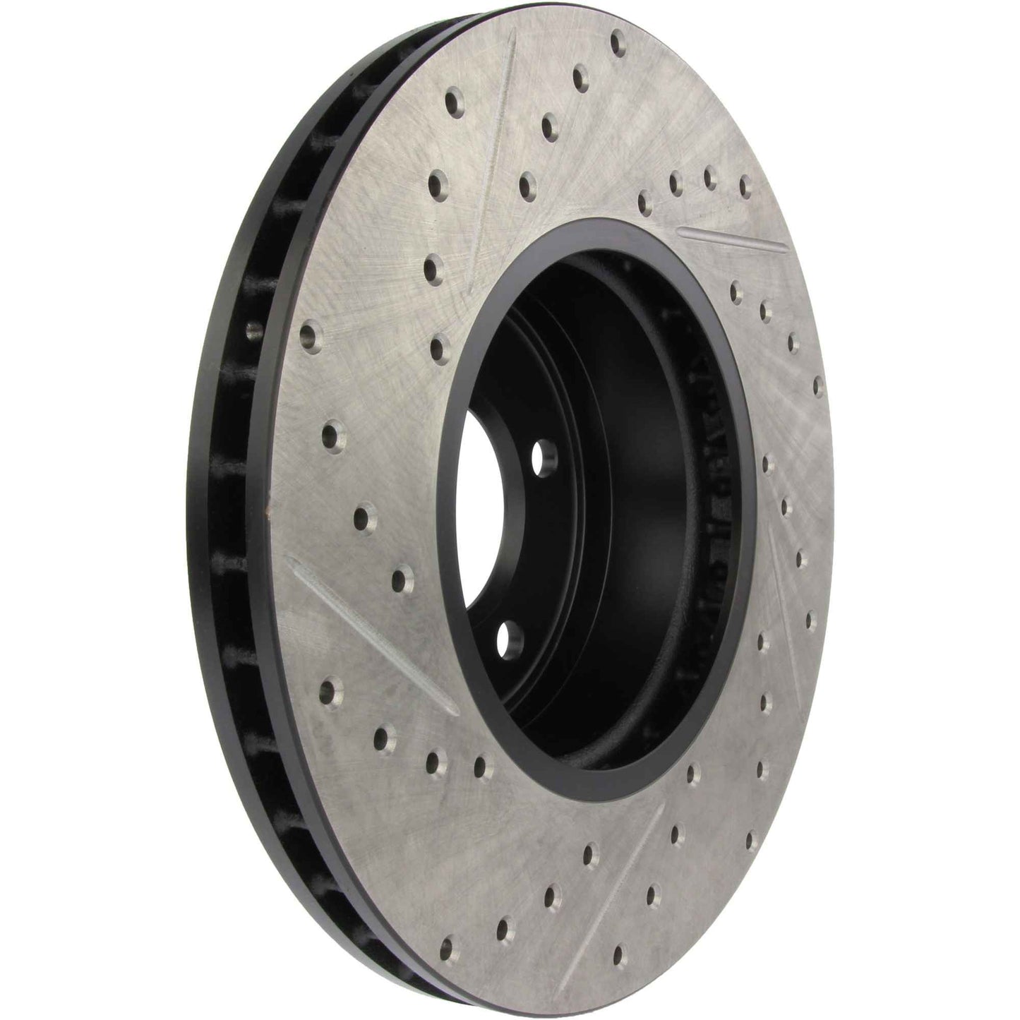 StopTech Sport Drilled/Slotted Brake Rotor; Front Left