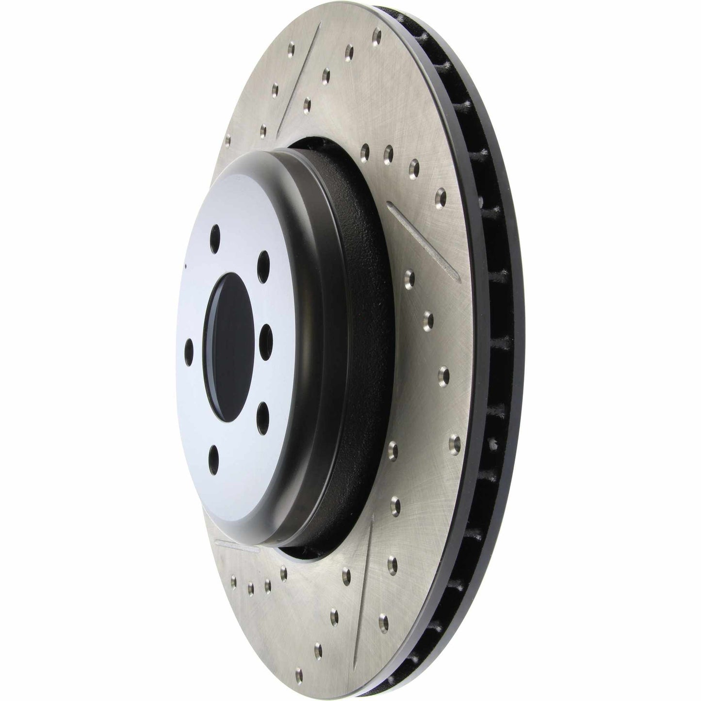 StopTech Sport Cryo Drilled/Slotted Brake Rotor; Rear Right