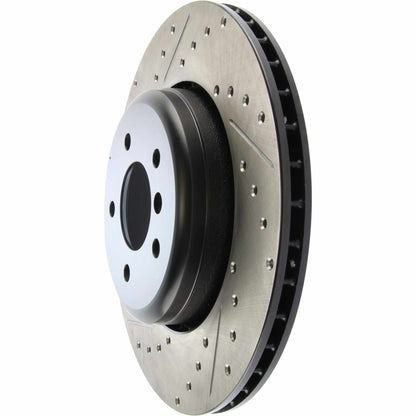 StopTech Sport Cryo Drilled/Slotted Brake Rotor; Rear Right