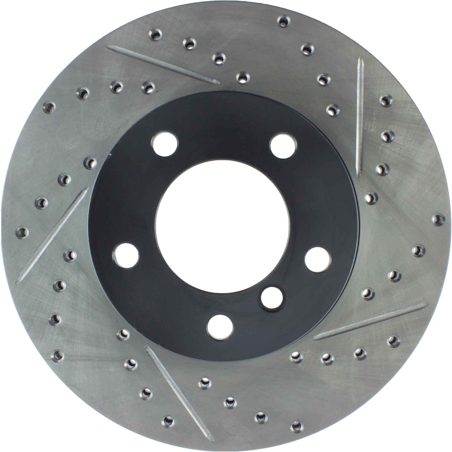 StopTech Power Slot 08-09 BMW 128i / 06 325 / 01-09/07 328 Front Left Drilled & Slotted Rotor 127.34077L