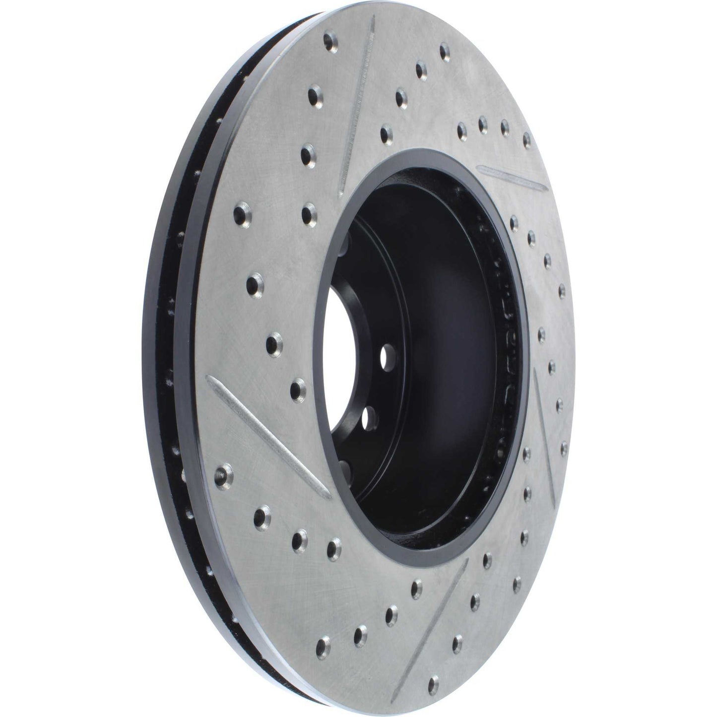StopTech Power Slot 08-09 BMW 128i / 06 325 / 01-09/07 328 Front Left Drilled & Slotted Rotor 127.34077L