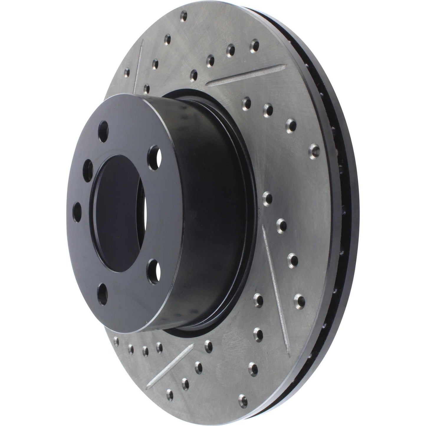 StopTech Power Slot 08-09 BMW 128i / 06 325 / 01-09/07 328 Front Right Drilled & Slotted Rotor 127.34077R