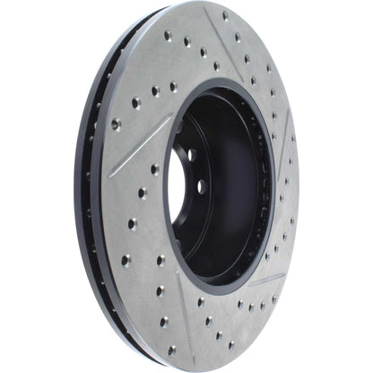 StopTech Power Slot 08-09 BMW 128i / 06 325 / 01-09/07 328 Front Right Drilled & Slotted Rotor 127.34077R