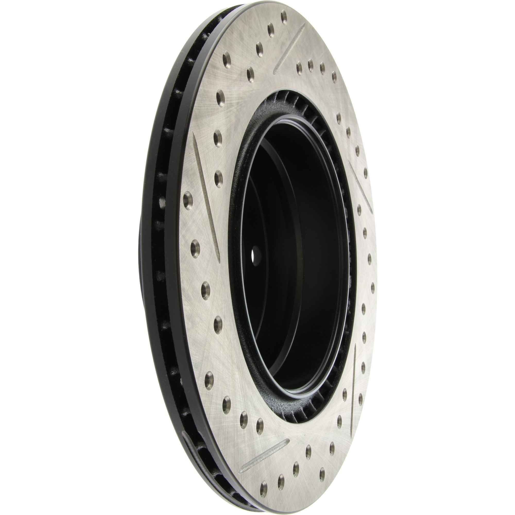 StopTech 06 BMW 325 / 07-09 BMW 328 Slotted & Drilled Left Rear Rotor 127.34078L