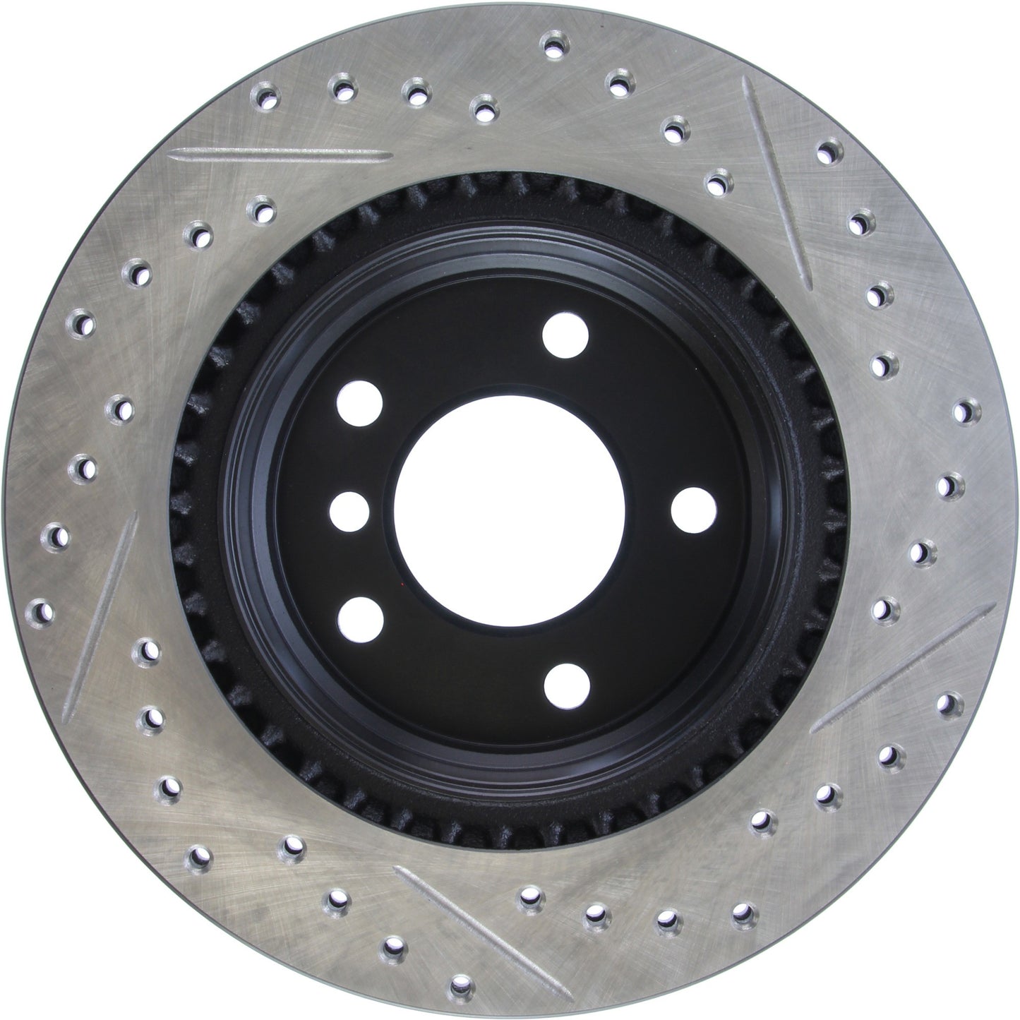 StopTech 06 BMW 325 / 07-09 BMW 328 Slotted & Drilled Right Rear Rotor 127.34078R