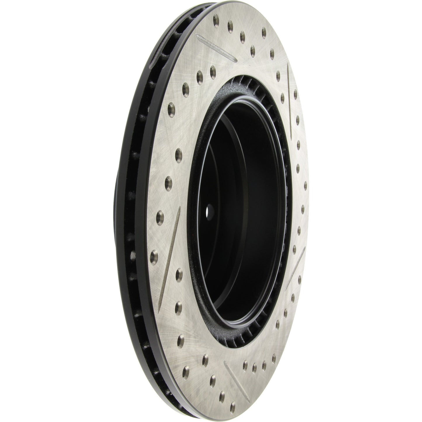 StopTech 06 BMW 325 / 07-09 BMW 328 Slotted & Drilled Right Rear Rotor 127.34078R