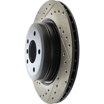 StopTech Sport Cryo Drilled/Slotted Brake Rotor; Rear Right