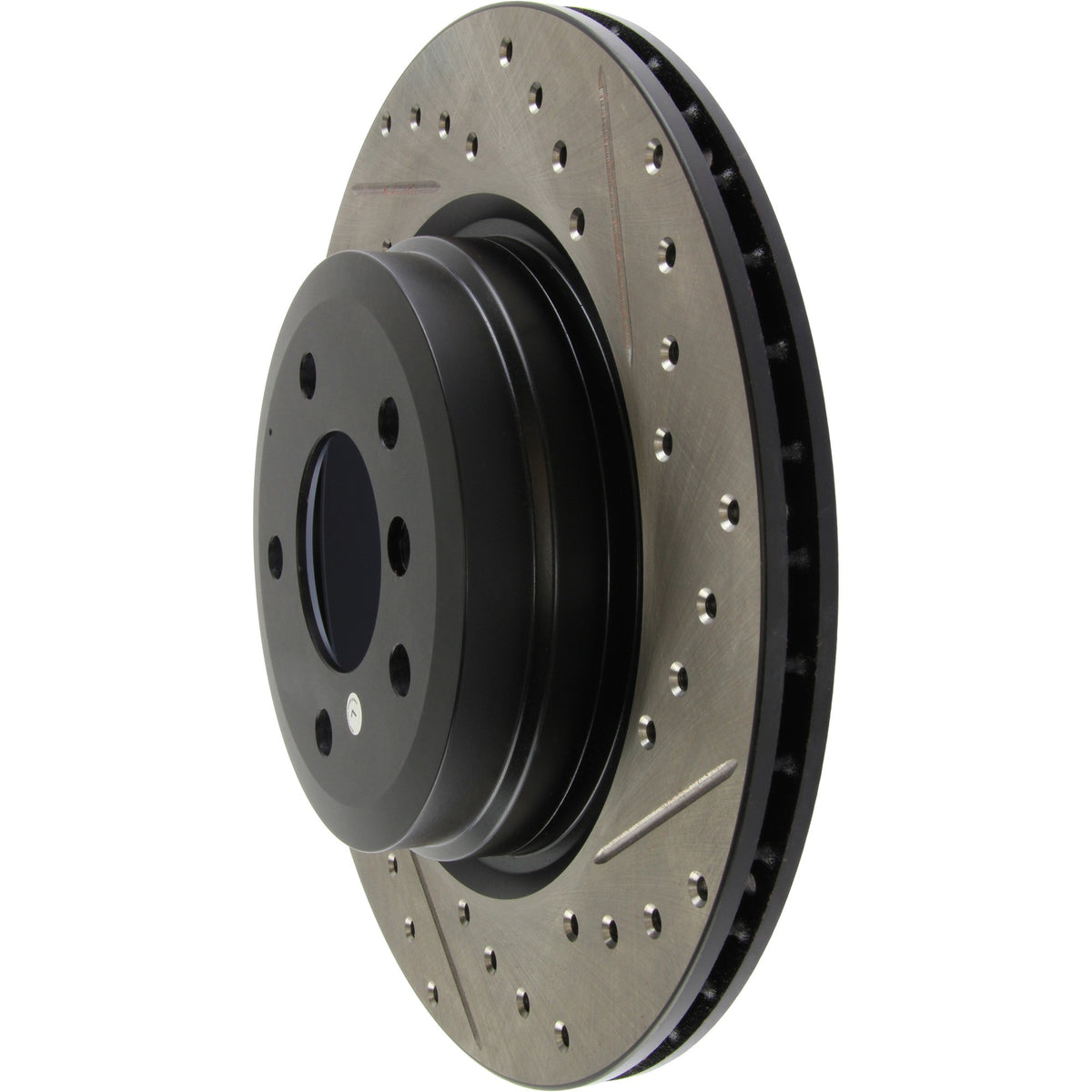 StopTech Sport Drilled/Slotted Brake Rotor; Rear Left
