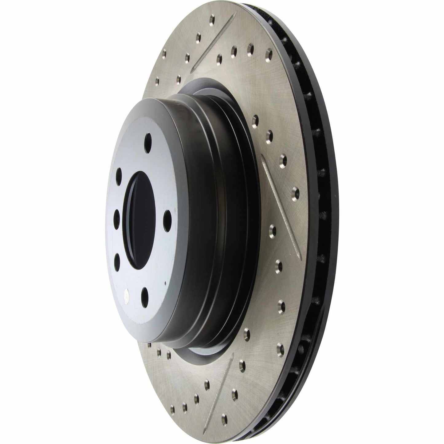 StopTech Sport Drilled/Slotted Brake Rotor; Rear Right