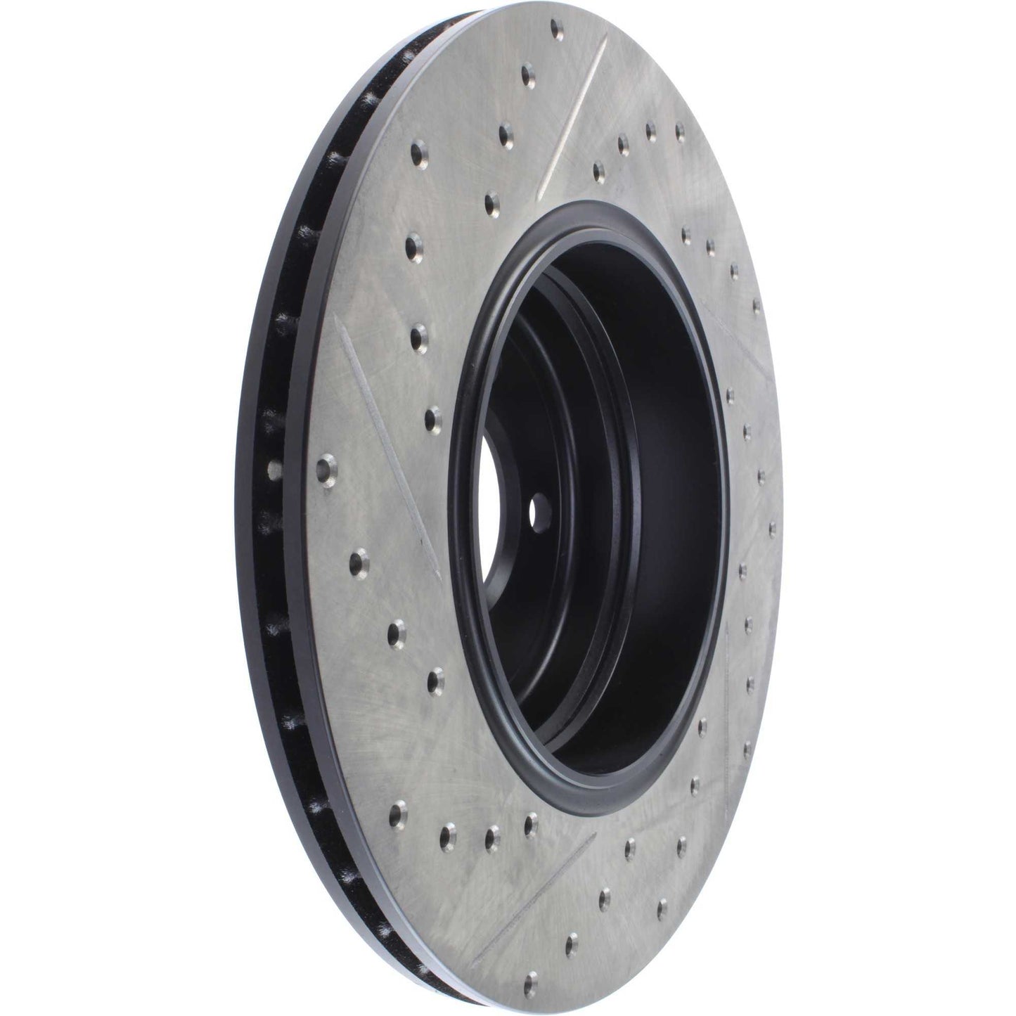 StopTech 06-08 BMW 750i/750Li / 03/05-08 760i/760Li Slotted & Drilled Left Rear Rotor 127.34086L