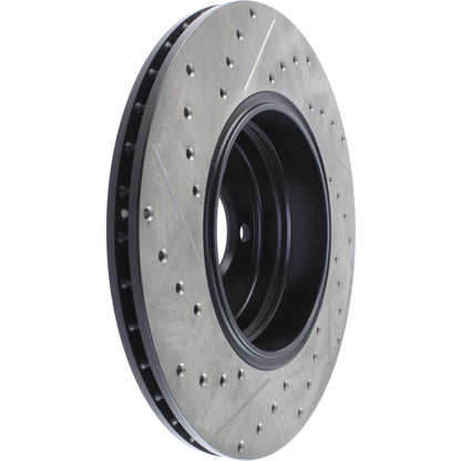 StopTech 06-08 BMW 750i/750Li / 03/05-08 760i/760Li Slotted & Drilled Left Rear Rotor 127.34086L