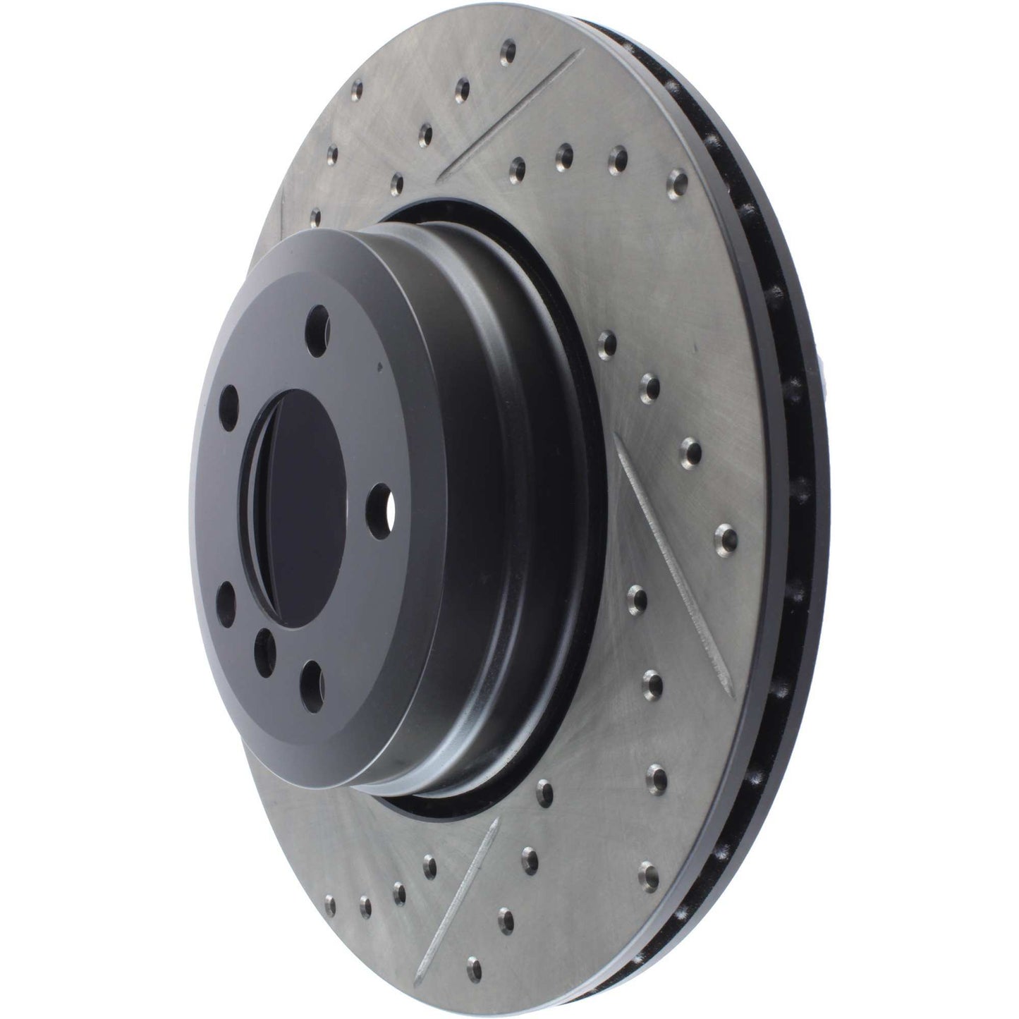 StopTech 06-08 BMW 750i/750Li / 03/05-08 760i/760Li Slotted & Drilled Right Rear Rotor 127.34086R