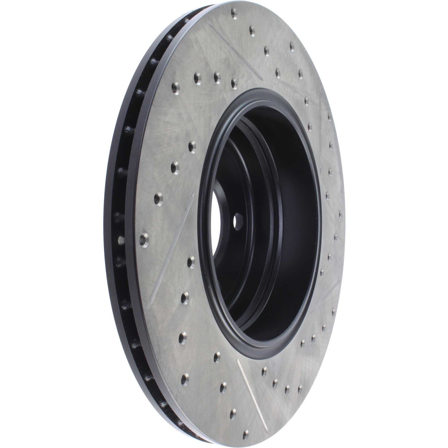 StopTech 06-08 BMW 750i/750Li / 03/05-08 760i/760Li Slotted & Drilled Right Rear Rotor 127.34086R