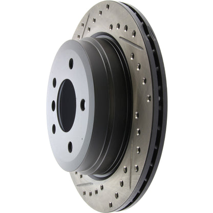 StopTech Sport Cryo Drilled/Slotted Brake Rotor; Rear Right
