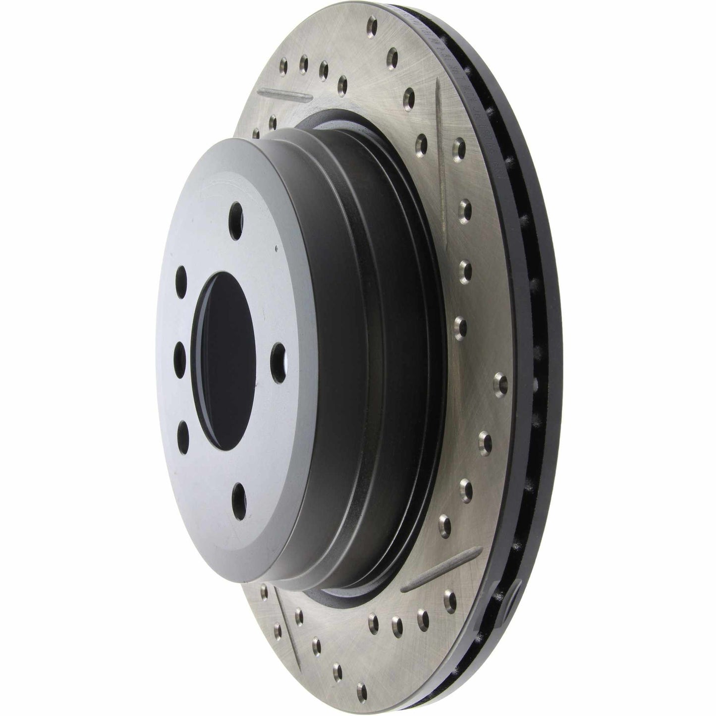 StopTech 9/07-09 BMW 328 / 06 BMW 325 E90 AWD Slotted & Drilled Left Rear Rotor 127.34091L