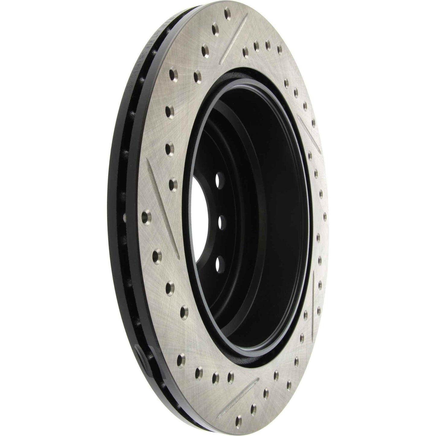 StopTech 9/07-09 BMW 328 / 06 BMW 325 E90 AWD Slotted & Drilled Left Rear Rotor 127.34091L