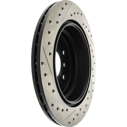 StopTech 9/07-09 BMW 328 / 06 BMW 325 E90 AWD Slotted & Drilled Left Rear Rotor 127.34091L