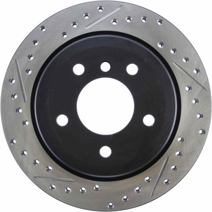 StopTech 9/07-09 BMW 328 / 06 BMW 325 E90 AWD Slotted & Drilled Right Rear Rotor 127.34091R
