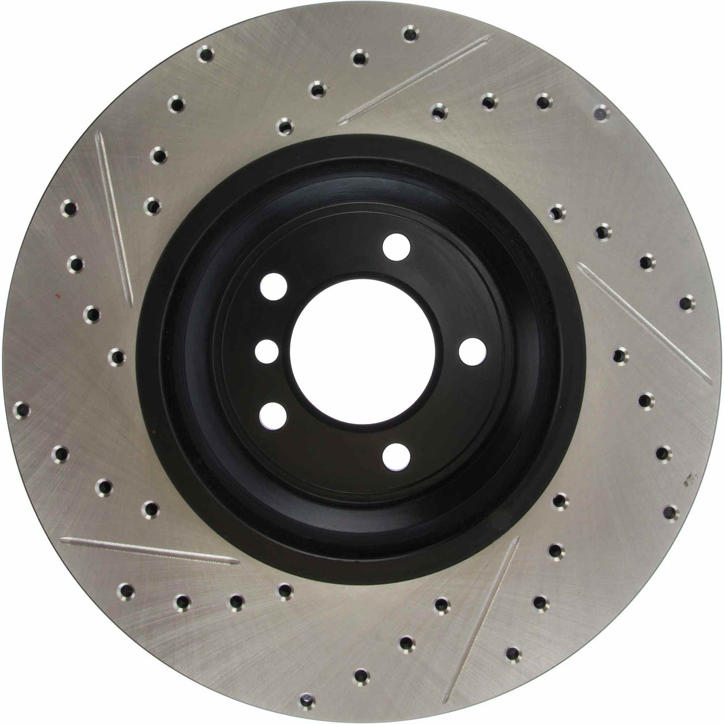 StopTech Sport Drilled/Slotted Brake Rotor; Front Left