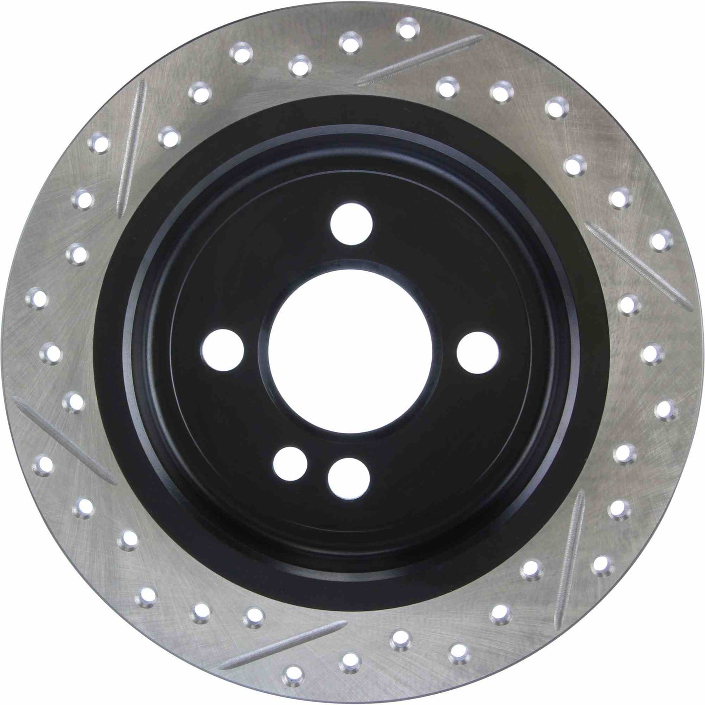 StopTech 07-16 Mini Cooper Sport Cryo Slotted & Drilled Rear Left Rotor 127.34094CL