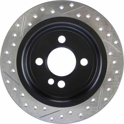 StopTech 07-16 Mini Cooper Sport Cryo Slotted & Drilled Rear Left Rotor 127.34094CL