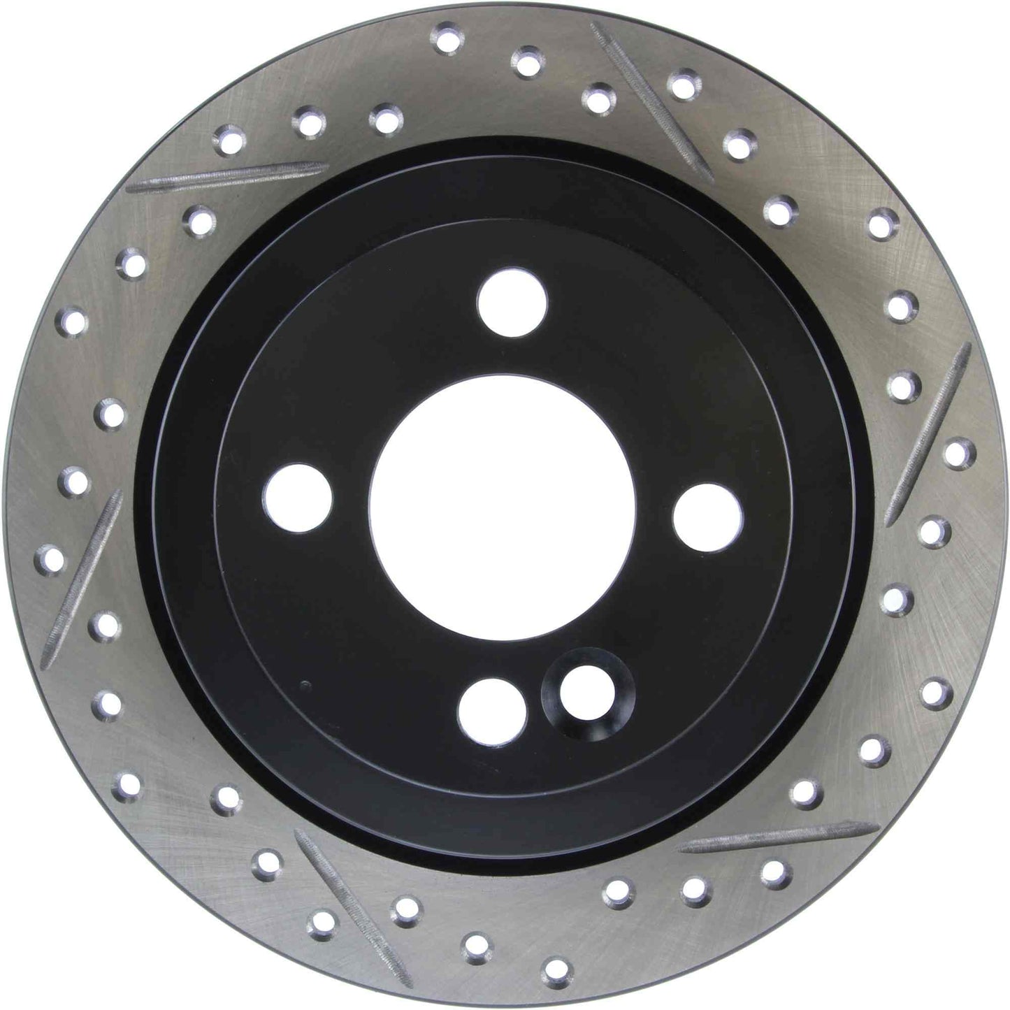 StopTech Sport Drilled/Slotted Brake Rotor; Rear Left
