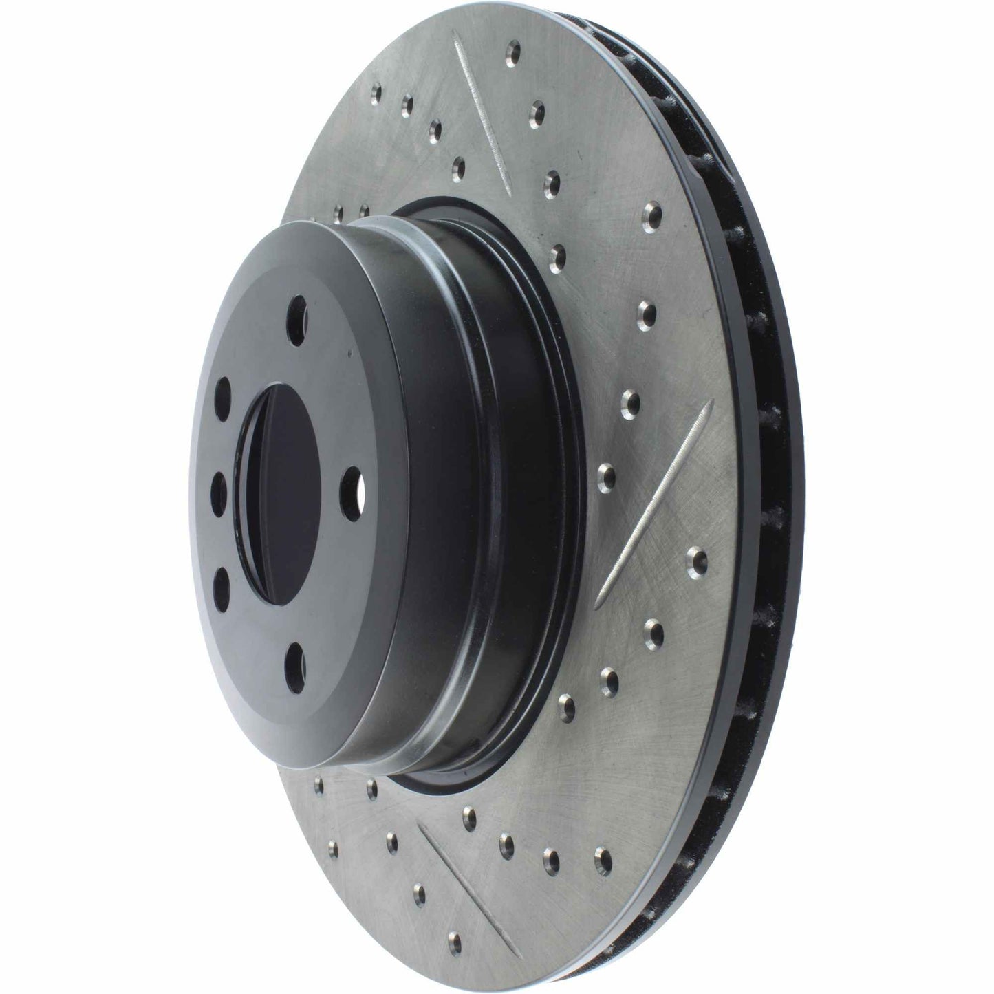 Stoptech 07-18 BMW X5 / 08-19 BMW X6 Sportstop Cryo Drilled & Slotted Rotor - Rear Left 127.34095CL