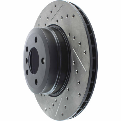 StopTech Sport Cryo Drilled/Slotted Brake Rotor; Rear Right