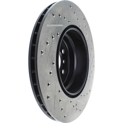 StopTech Sport Cryo Drilled/Slotted Brake Rotor; Rear Right