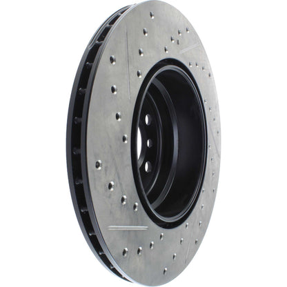 StopTech 07-12 BMW X5 / 09-12 BMW X6 Slotted & Drilled Left Rear Rotor 127.34095L